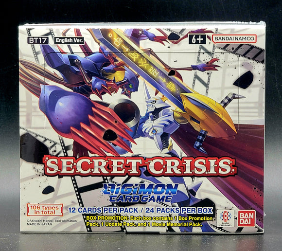 Digimon: Secret Crisis Booster Box (BT-17)