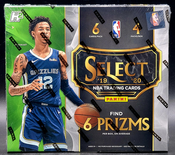 2019/20 Panini Select Basketball H2 Hobby Hybrid Box *