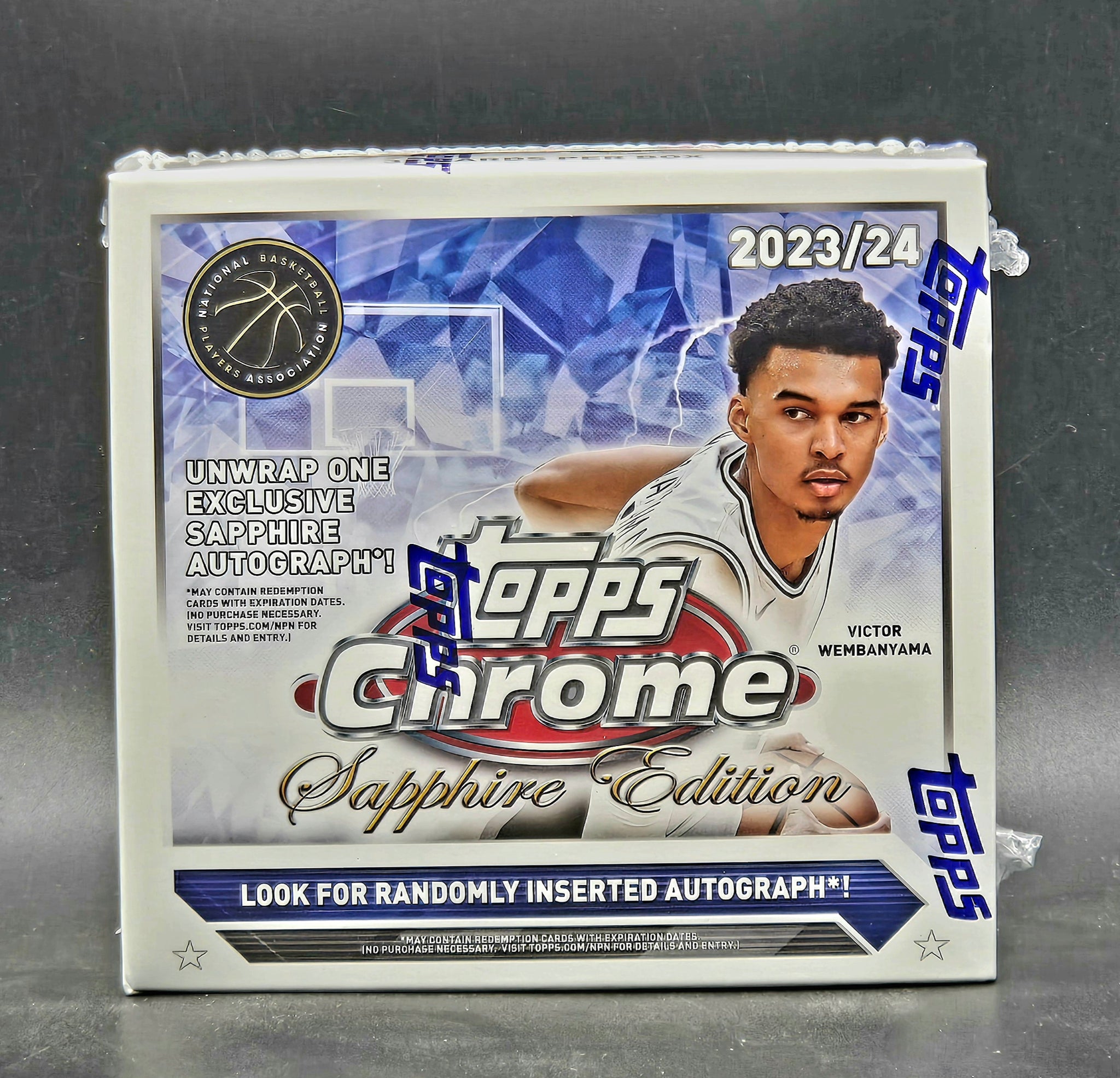 2023/24 Topps Chrome Basketball Sapphire Edition Box