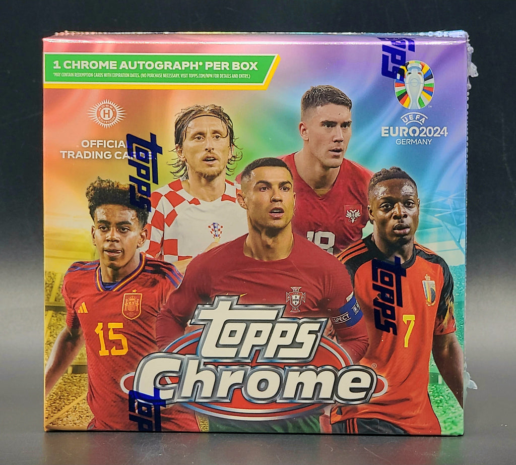 2023/24 Topps UEFA Euro Chrome Soccer Hobby Box