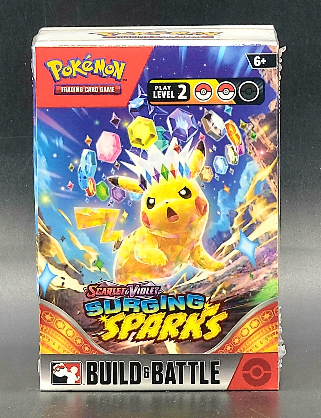 PRE-ORDER Pokemon: Scarlet & Violet Surging Sparks Build & Battle Deck Single Box