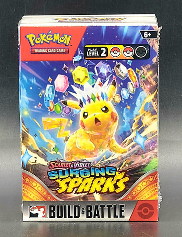 PRE-ORDER Pokemon: Scarlet & Violet Surging Sparks Build & Battle Deck Single Box