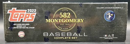 2022 Topps 582 Montgomery Club Factory Set Baseball Box