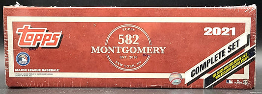 2021 Topps 582 Montgomery Club Factory Set Baseball Box