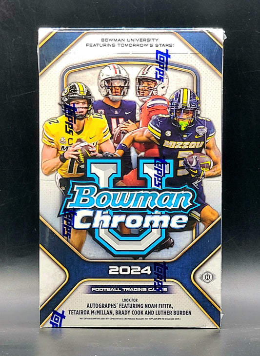 2024 Bowman Chrome University Football Hobby Box