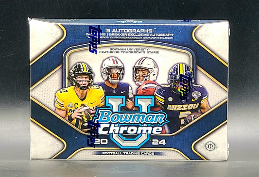 2024 Bowman Chrome University Football Breaker's Delight Box