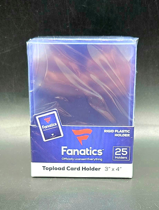 Fanatics 35pt 3x4 Top Loader - 25 Count