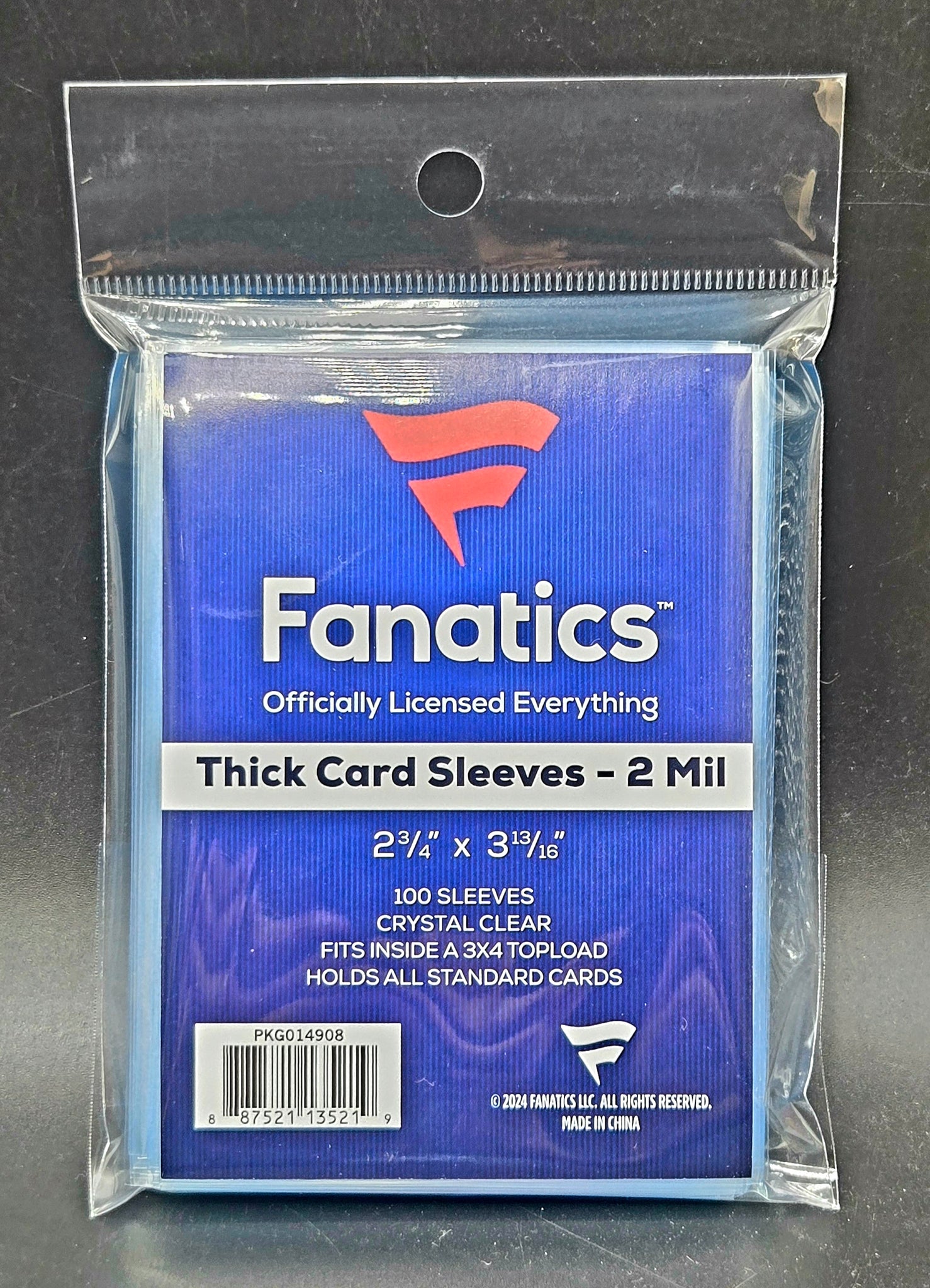 Fanatics Thick Soft Sleeves - 100 Count