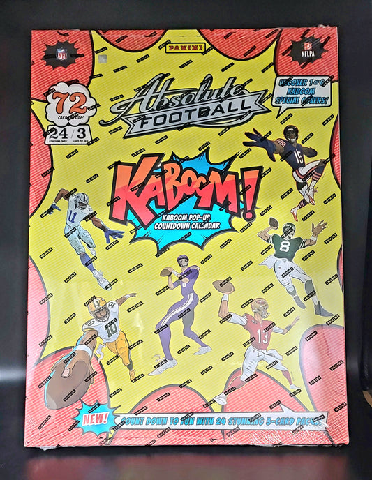2024 Panini Absolute Football Countdown Calendar 8-Box Case
