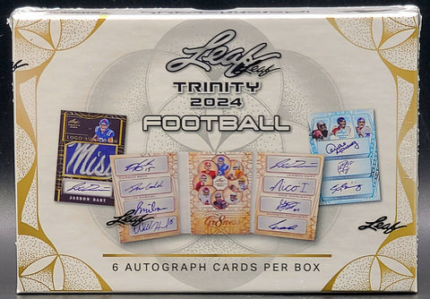 2024 Leaf Trinity Football Hobby Box