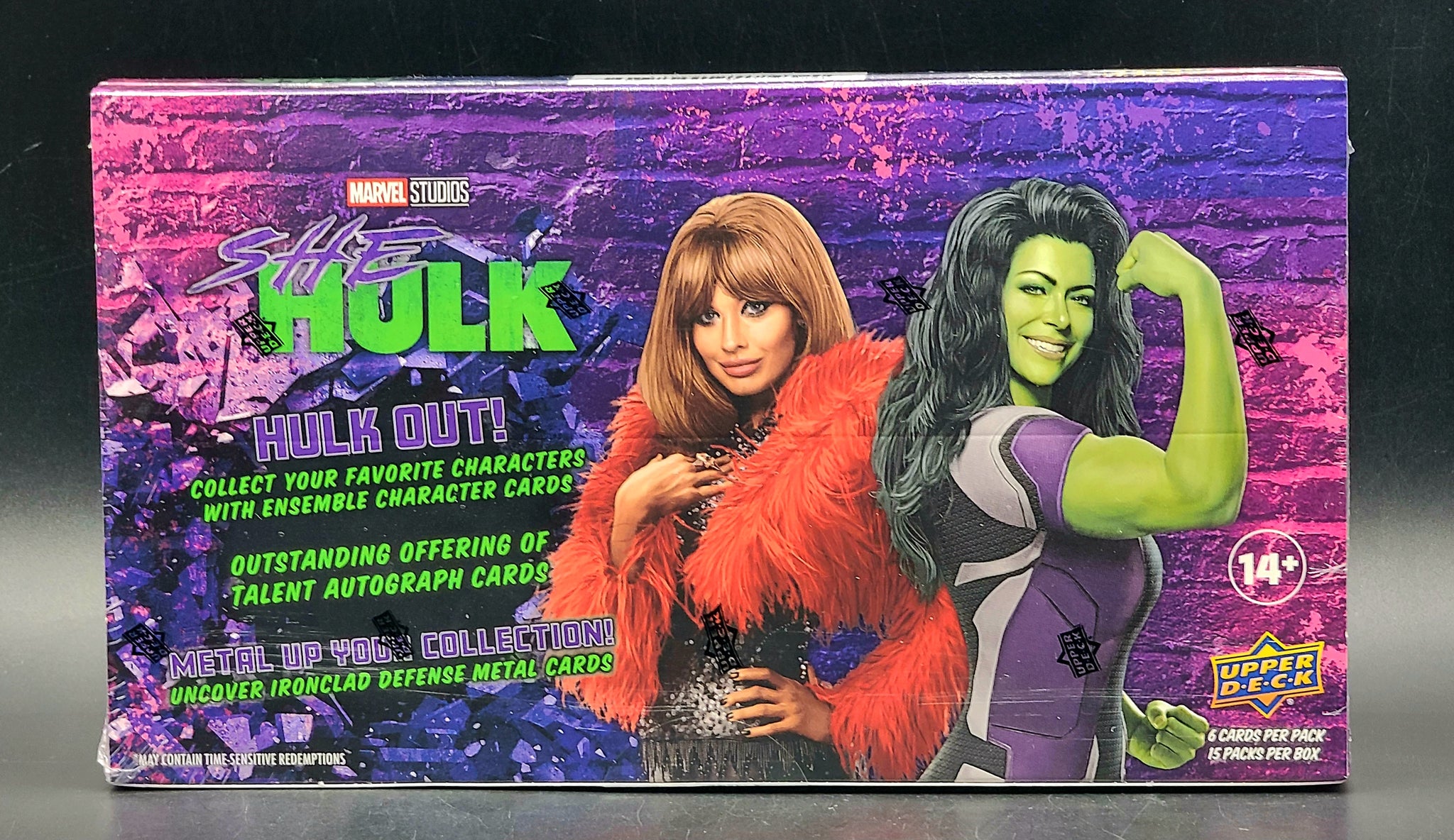 Marvel Studios She-Hulk Trading Cards Hobby Box (Upper Deck 2024)