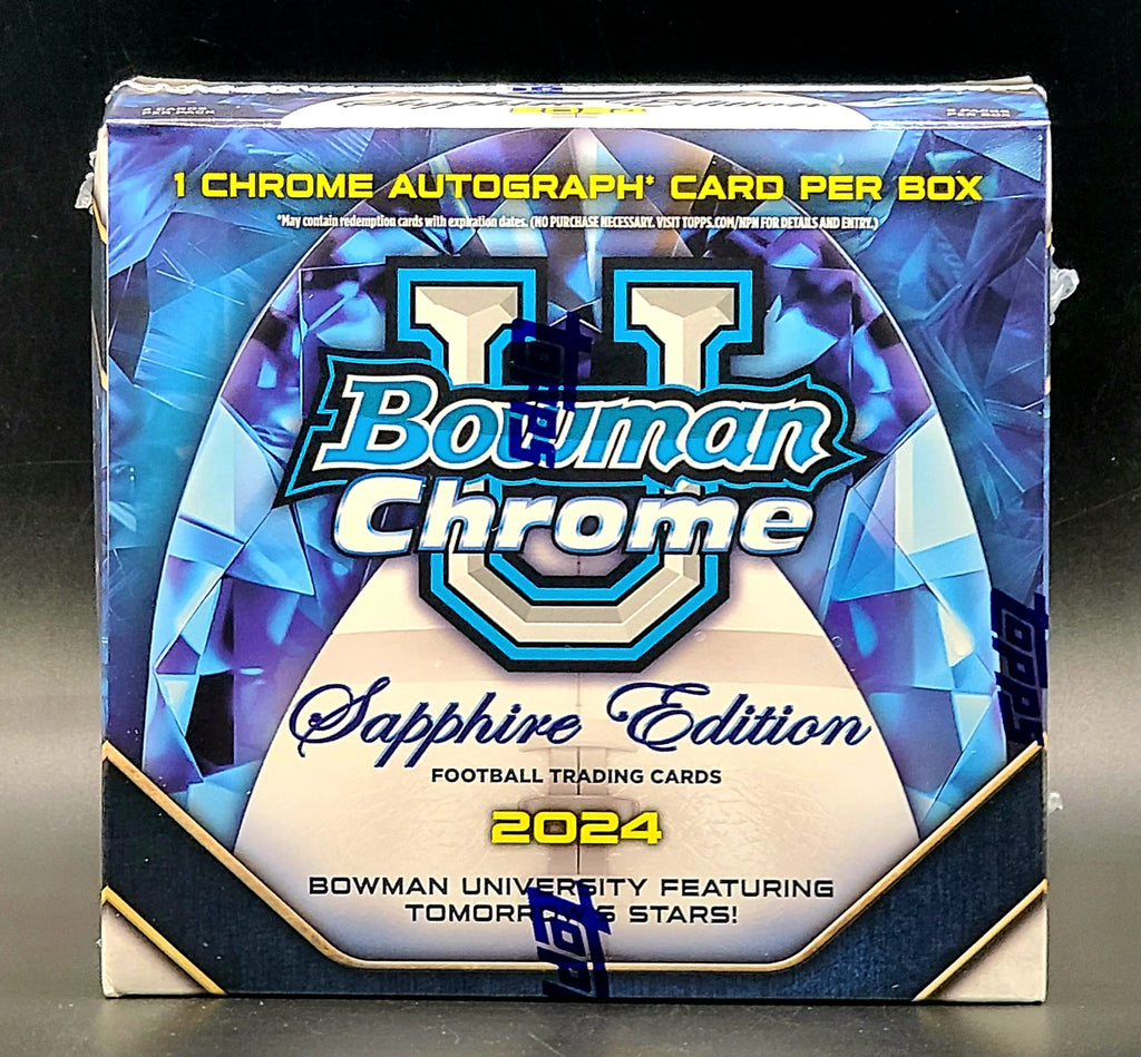 2024 Bowman Chrome University Football Sapphire Edition Box