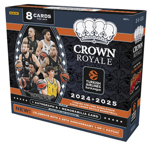 2024/25 Panini Crown Royale Euroleague Basketball Hobby Box