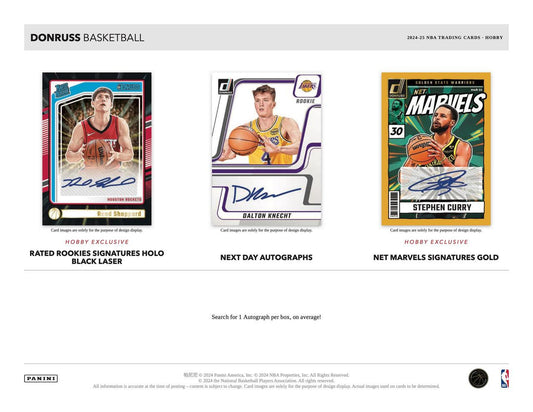 2024/25 Panini Donruss Basketball Hobby Box