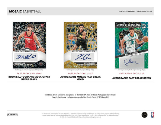 PRE-ORDER 2024/25 Panini Mosaic Basketball Fast Break Box