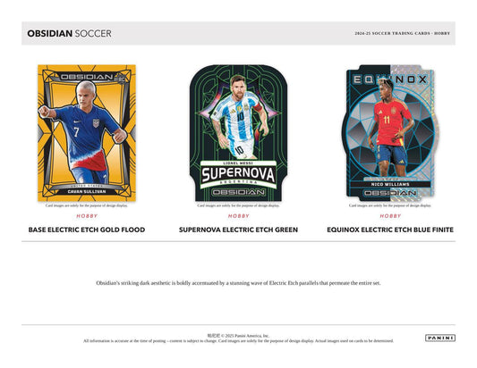 PRE-ORDER 2024/25 Panini Obsidian Soccer Hobby Box