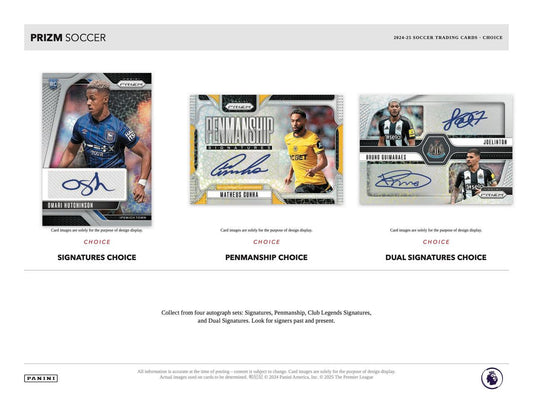 2024/25 Panini Prizm Premier League Soccer Hobby Blaster Box