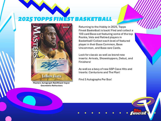 2024/25 Topps Finest Basketball Breaker's Delight Box