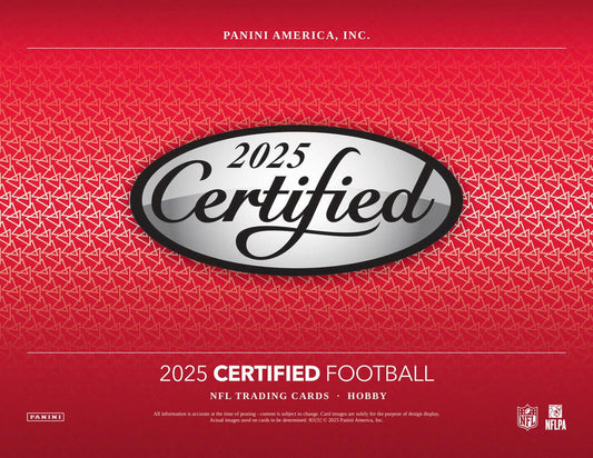 PRE-ORDER 2025 Panini Certified Football Hobby Box