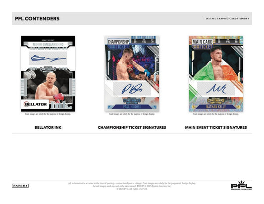 2025 Panini Contenders PFL Hobby Box
