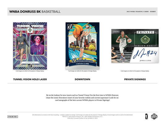 PRE-ORDER 2025 Panini Donruss WNBA Basketball Hobby Box