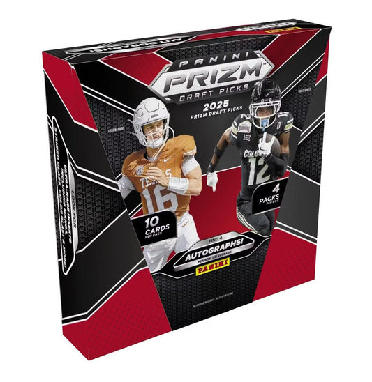 PRE-ORDERS 2025 Panini Prizm Collegiate Draft Football Hobby Box