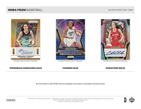 PRE-ORDER 2025 Panini Prizm WNBA Basketball Hobby Box