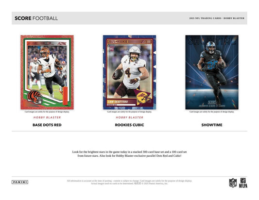 2025 Panini Score Football Hobby Blaster Box