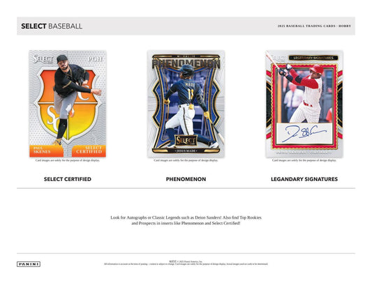 PRE-ORDER 2025 Panini Select Baseball Hobby Box