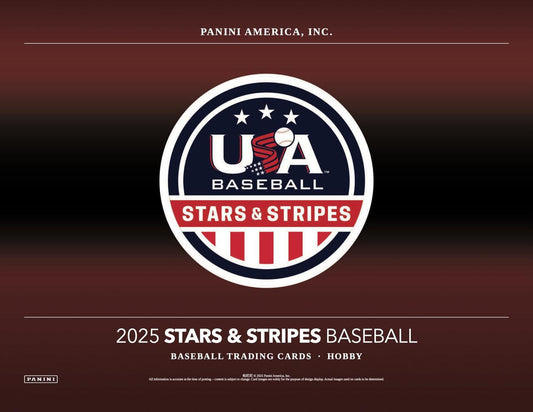 2025 Panini Stars and Stripes USA Baseball Hobby Box