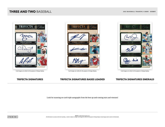 PRE-ORDER 2025 Panini Three & Two Baseball Hobby Box