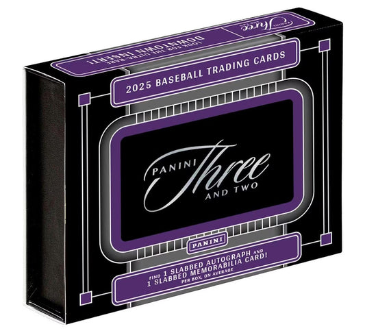 PRE-ORDER 2025 Panini Three & Two Baseball Hobby Box