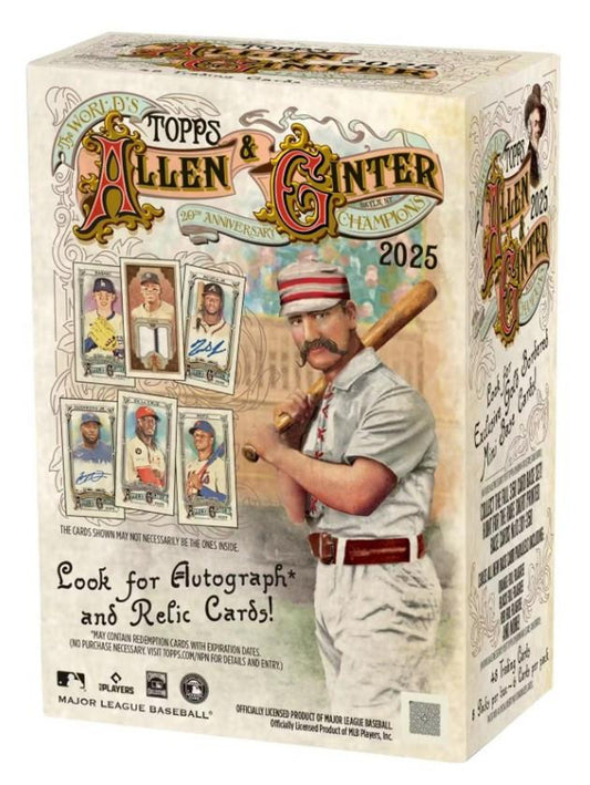 PRE-ORDER 2025 Topps Allen & Ginter Baseball Blaster Box
