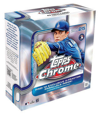 PRE-ORDER 2025 Topps Chrome Baseball Mega Box