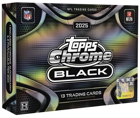 PRE-ORDER 2025 Topps Chrome Black Football Hobby
