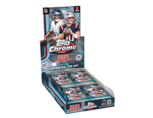 PRE-ORDER 2025 Topps Chrome Football Hobby Box