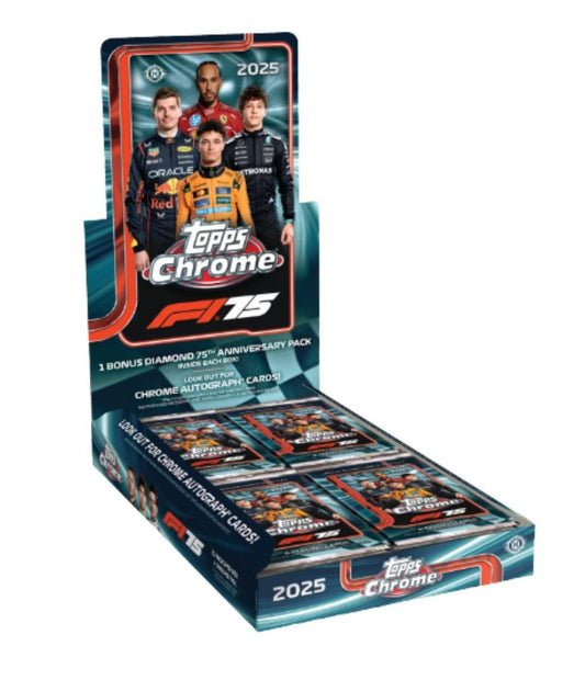 PRE-ORDER 2025 Topps Chrome Formula 1 Racing Hobby Box