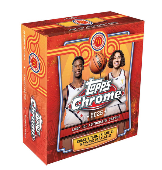 PRE-ORDER 2025 Topps Chrome McDonald's All American Basketball Mega Box