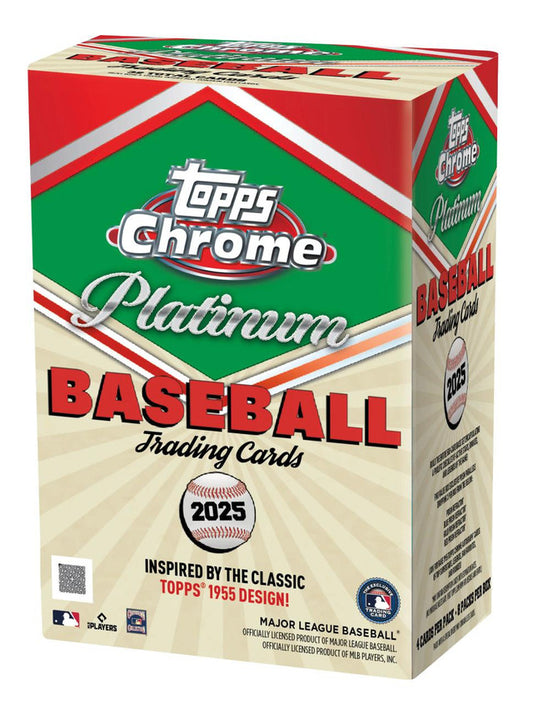 PRE-ORDER 2025 Topps Chrome Platinum Baseball Blaster Box