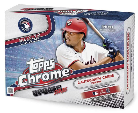 PRE-ORDER 2025 Topps Chrome Update Series Baseball Breaker's Delight Box
