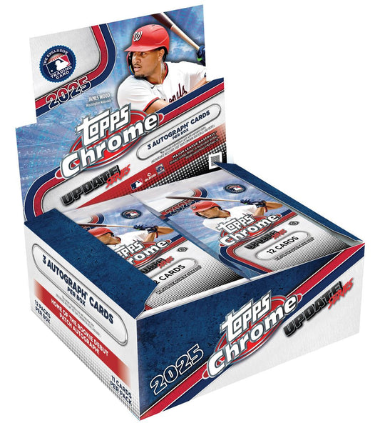 PRE-ORDER 2025 Topps Chrome Update Series Baseball Jumbo Box