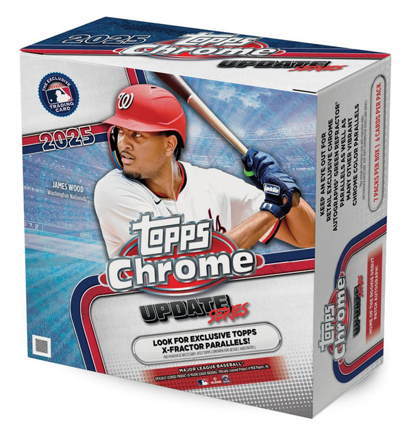 PRE-ORDER 2025 Topps Chrome Update Series Baseball Mega Box