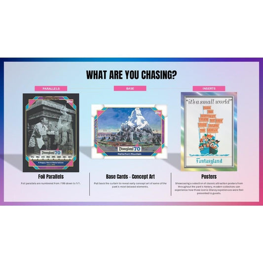 PRE-ORDER 2025 Topps Disneyland 70th Anniversary Hobby Box