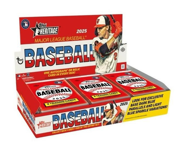PRE-ORDER 2025 Topps Heritage Baseball Hobby Box