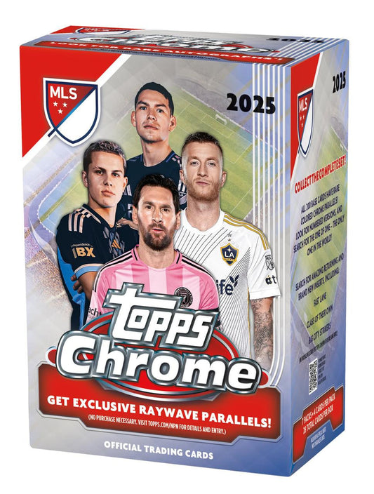 PRE-ORDER 2025 Topps MLS Chrome Soccer Blaster Box