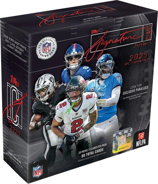 PRE-ORDER 2025 Topps Signature Class Football Mega Box