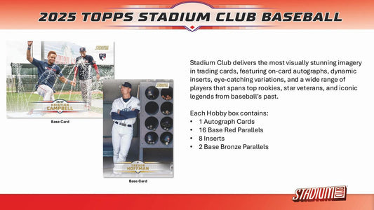 PRE-ORDER 2025 Topps Stadium Club Baseball Mega Box