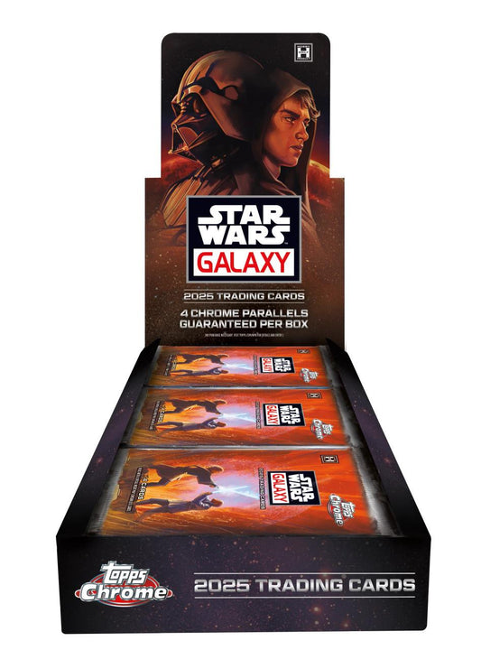 PRE-ORDER 2025 Topps Star Wars Chrome Galaxy Hobby Box