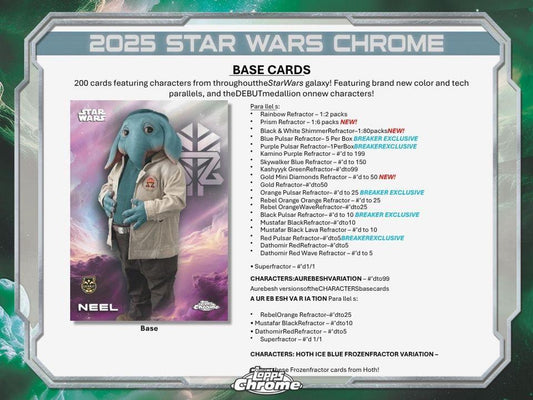 PRE-ORDER 2025 Topps Star Wars Chrome Hobby Box