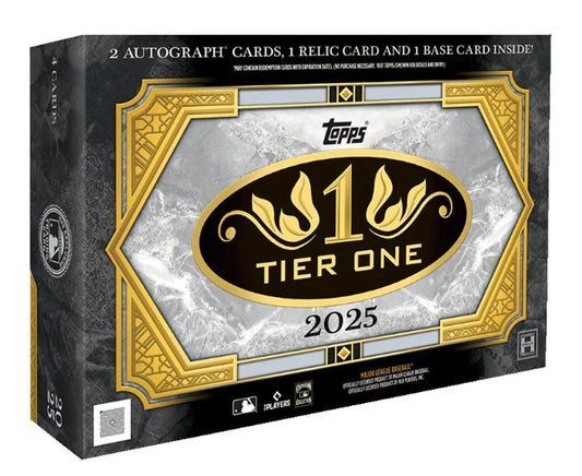 PRE-ORDER 2025 Topps Tier One Baseball Hobby Box